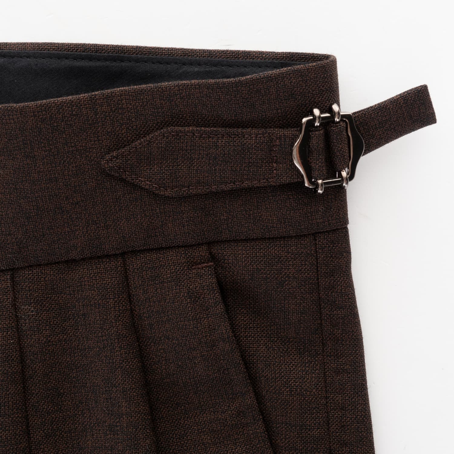 Virgin Wool Suit Brown