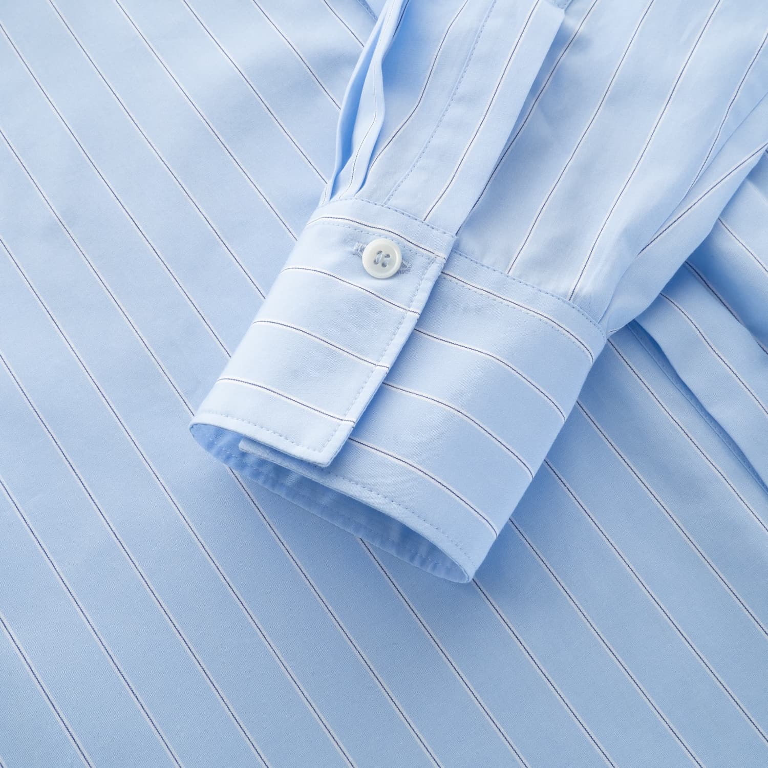 Long Cotton Stripe Blouse