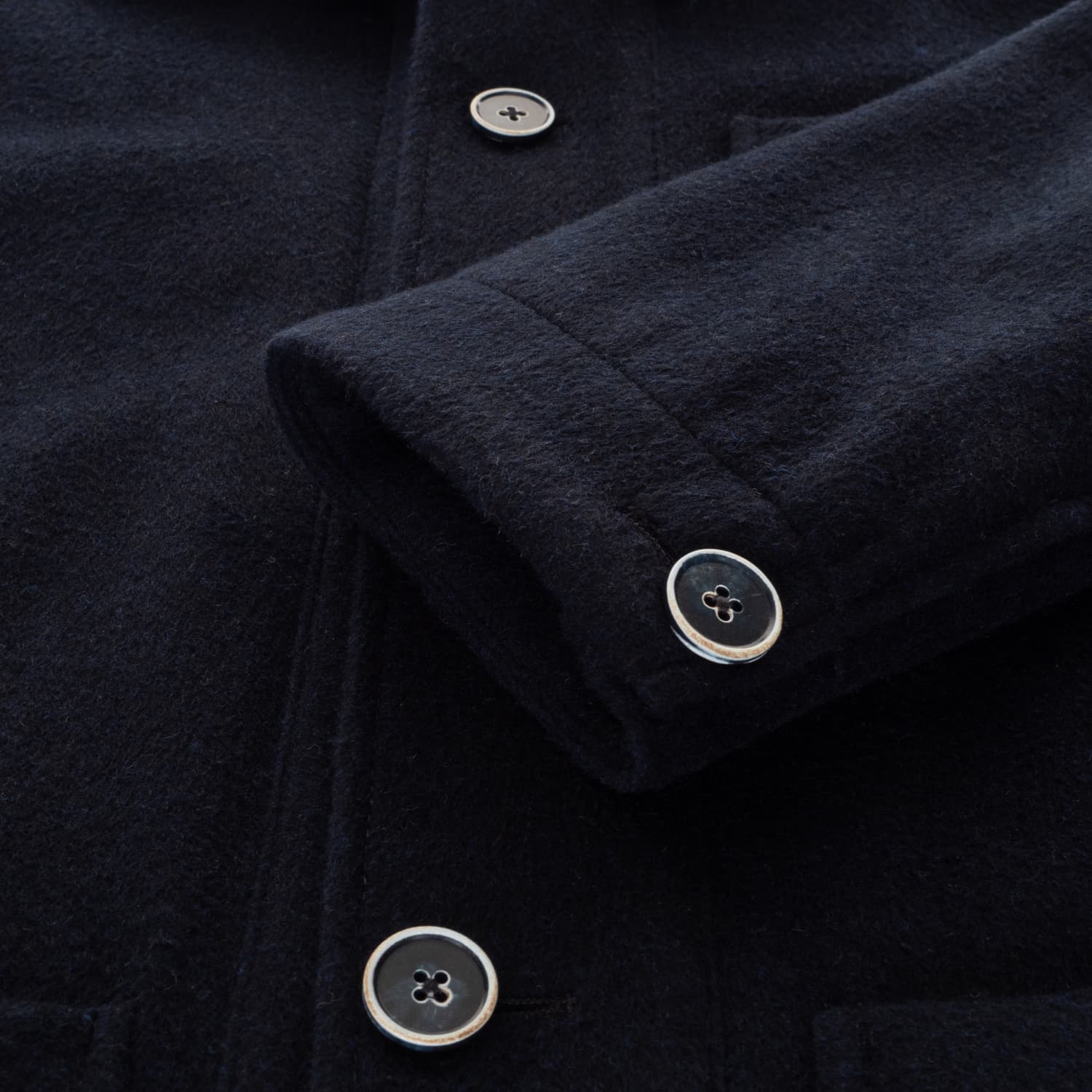 Overshirt Wool Dark Blue