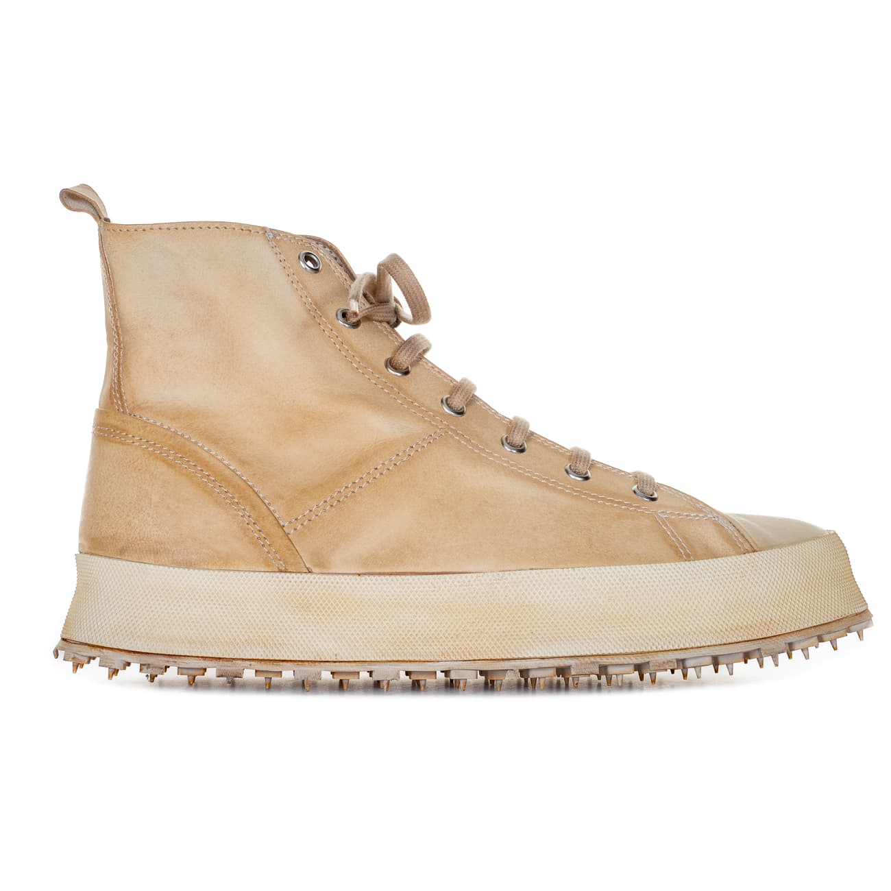 High Top Sneaker 51801 Calfskin Natural