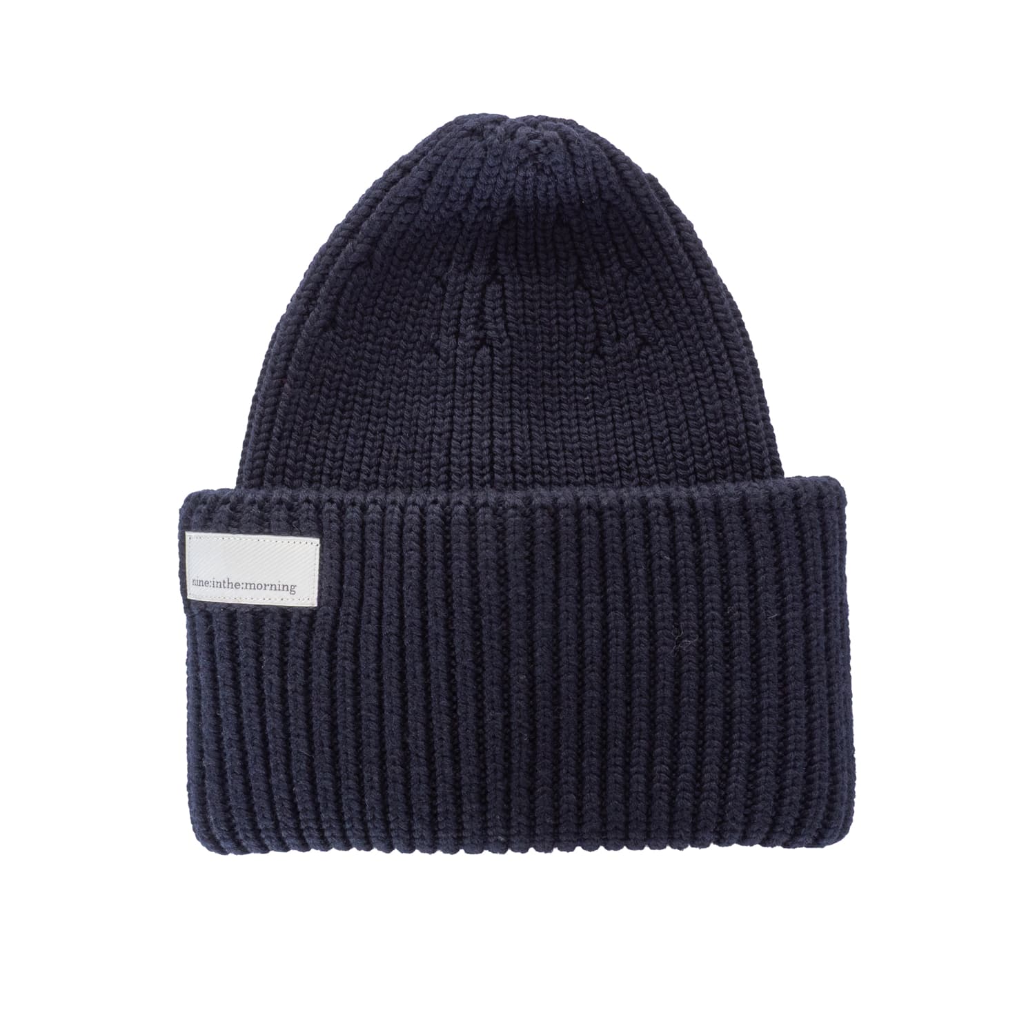 Rib-Knit Merino Beanie