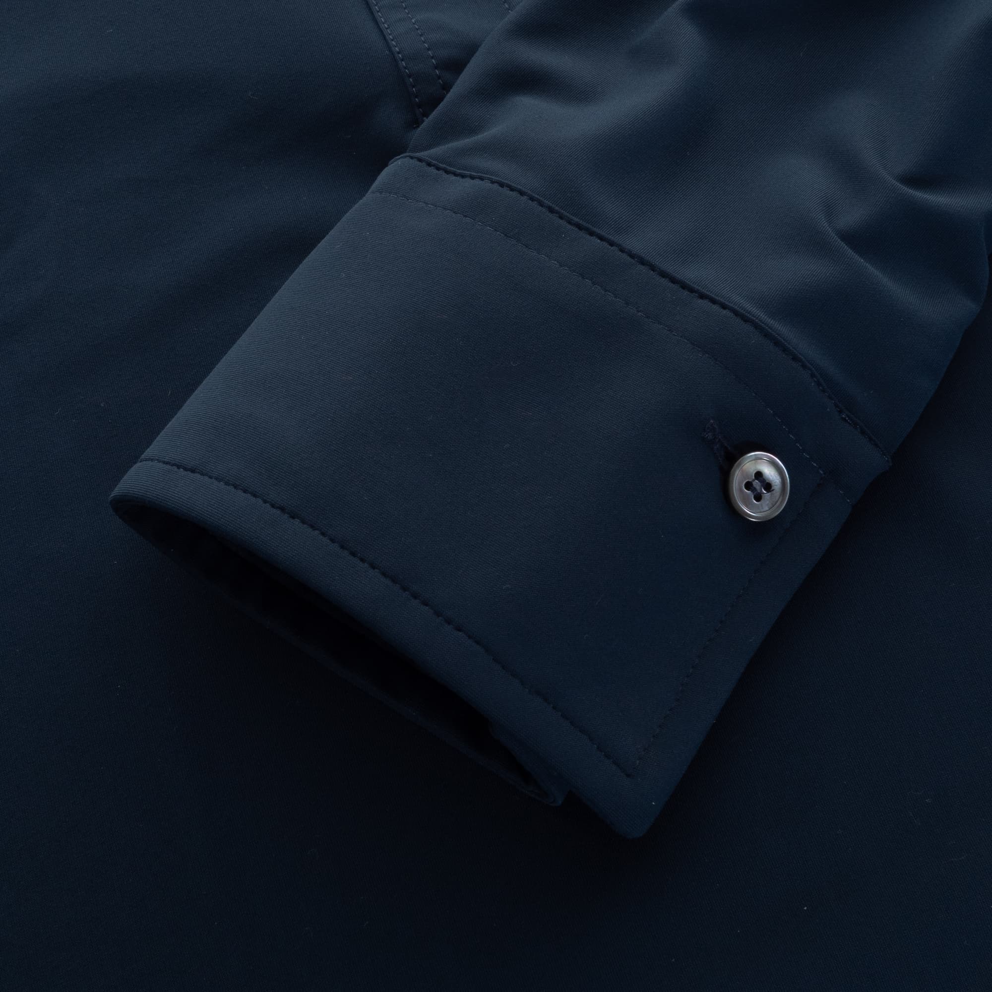 Stretch Jersey Polo Blouse