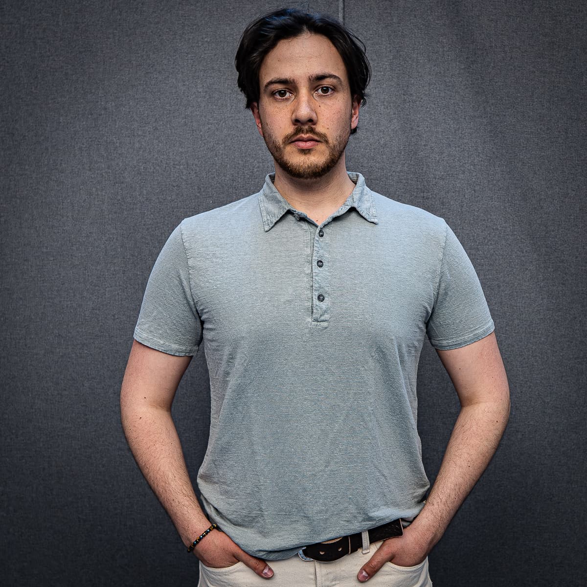 Poloshirt Gotha Linen blend