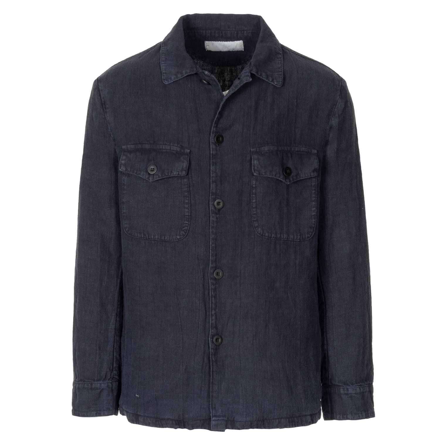 Linen Overshirt Navy