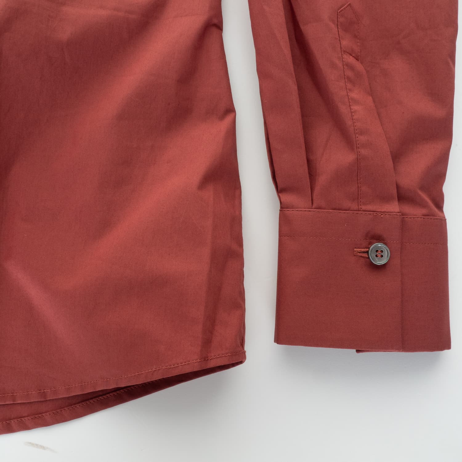 Cotton Shirt Blouse Rust Modern Fit