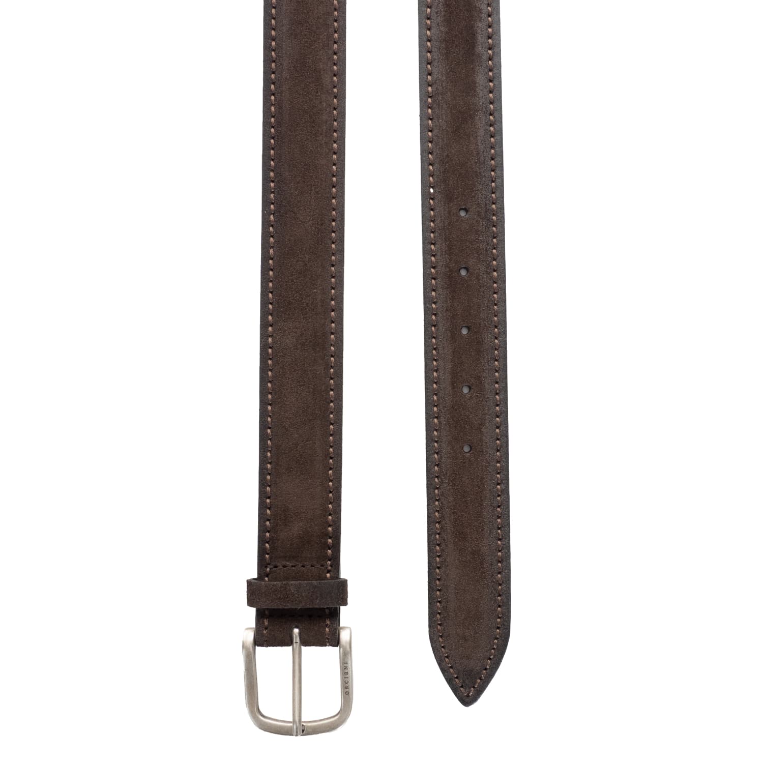 Suede Leather Belt Cloudy
