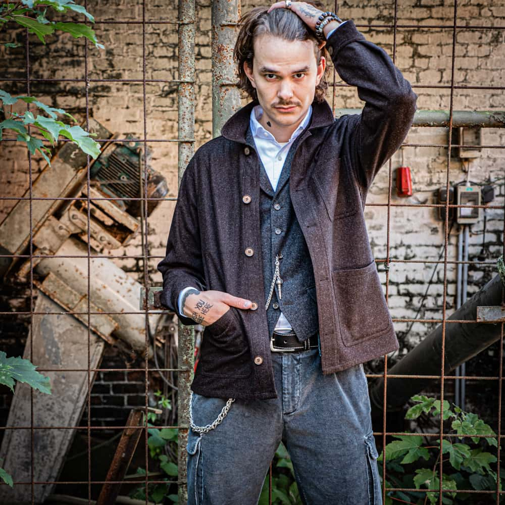 Das "Work Jacket" Pablos von Borelio ist eine 252720929_578631010044746_6978038647669083231_n