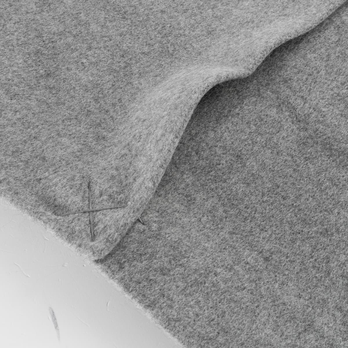 Cashmere hooded coat