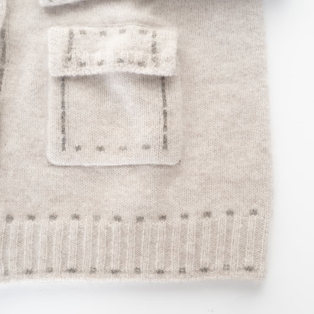 Cashmere Blend Knit Cardigan