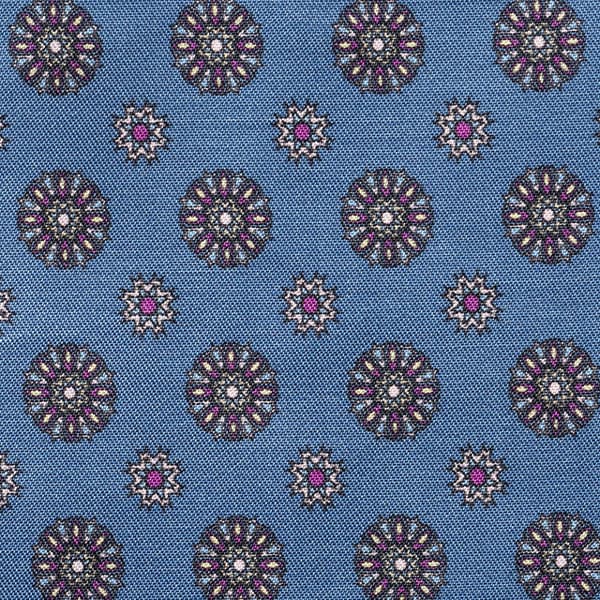Blue tie patterns