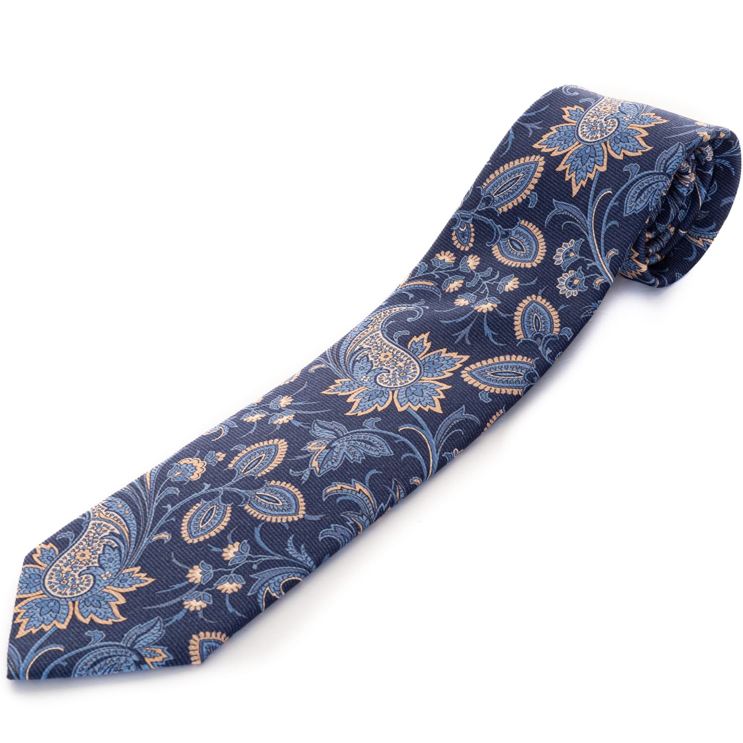Albert Paisley blue tie