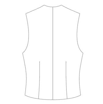 Plain fabric backing