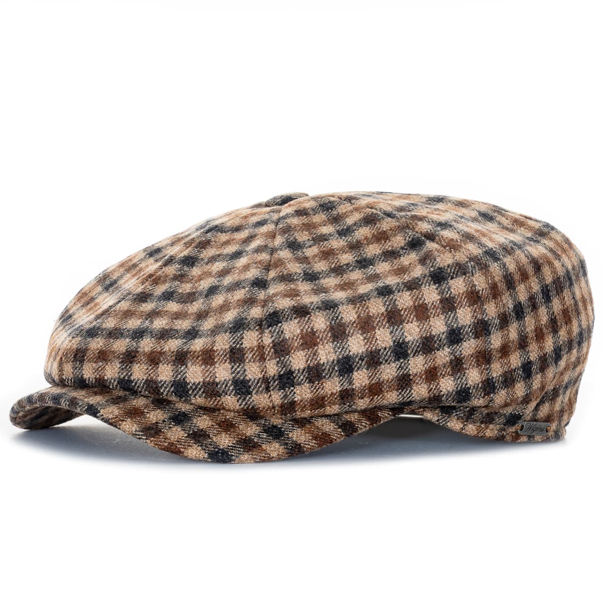 Newsboy Retro Cap Wool Brown