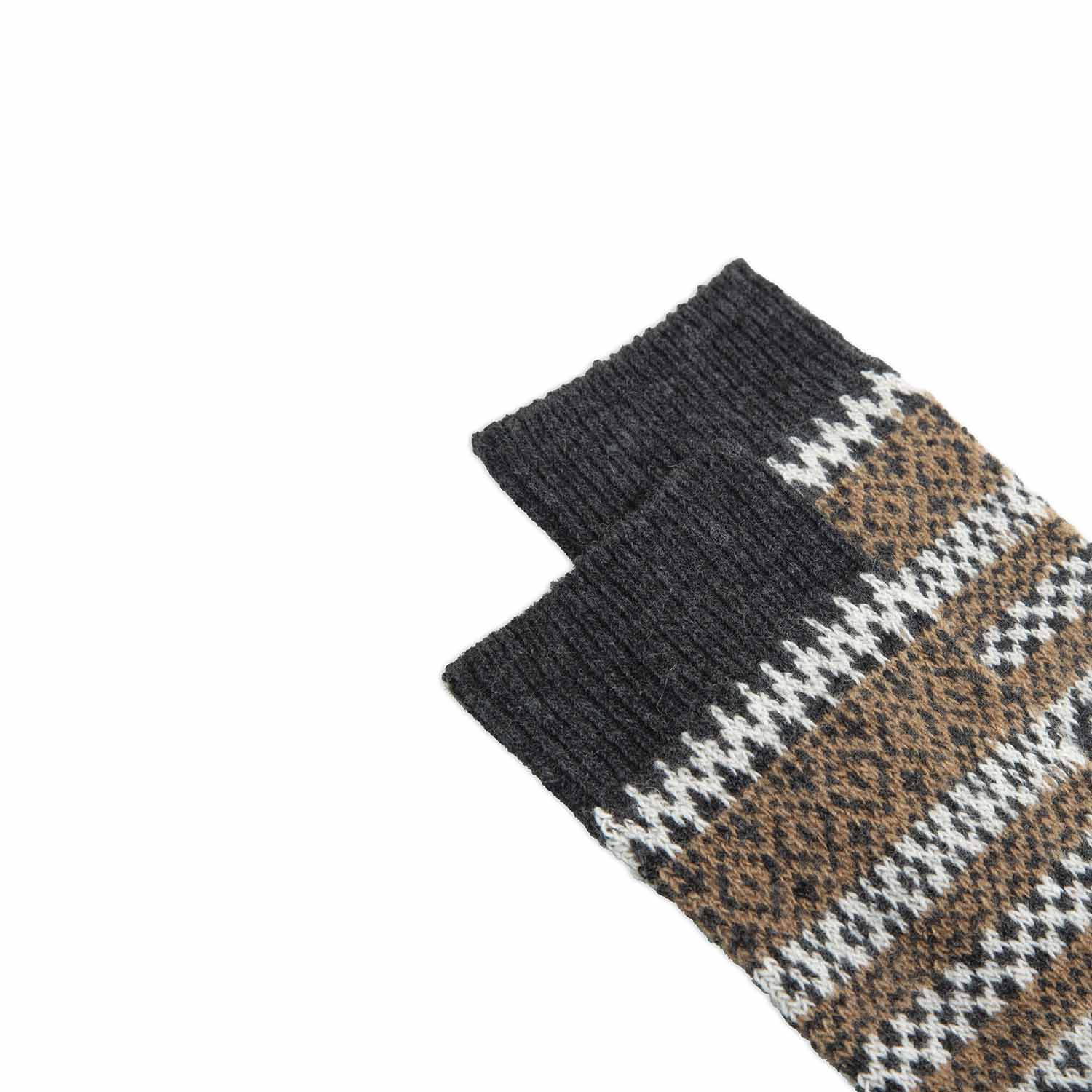 Fair Isle Wool Socks Kotte