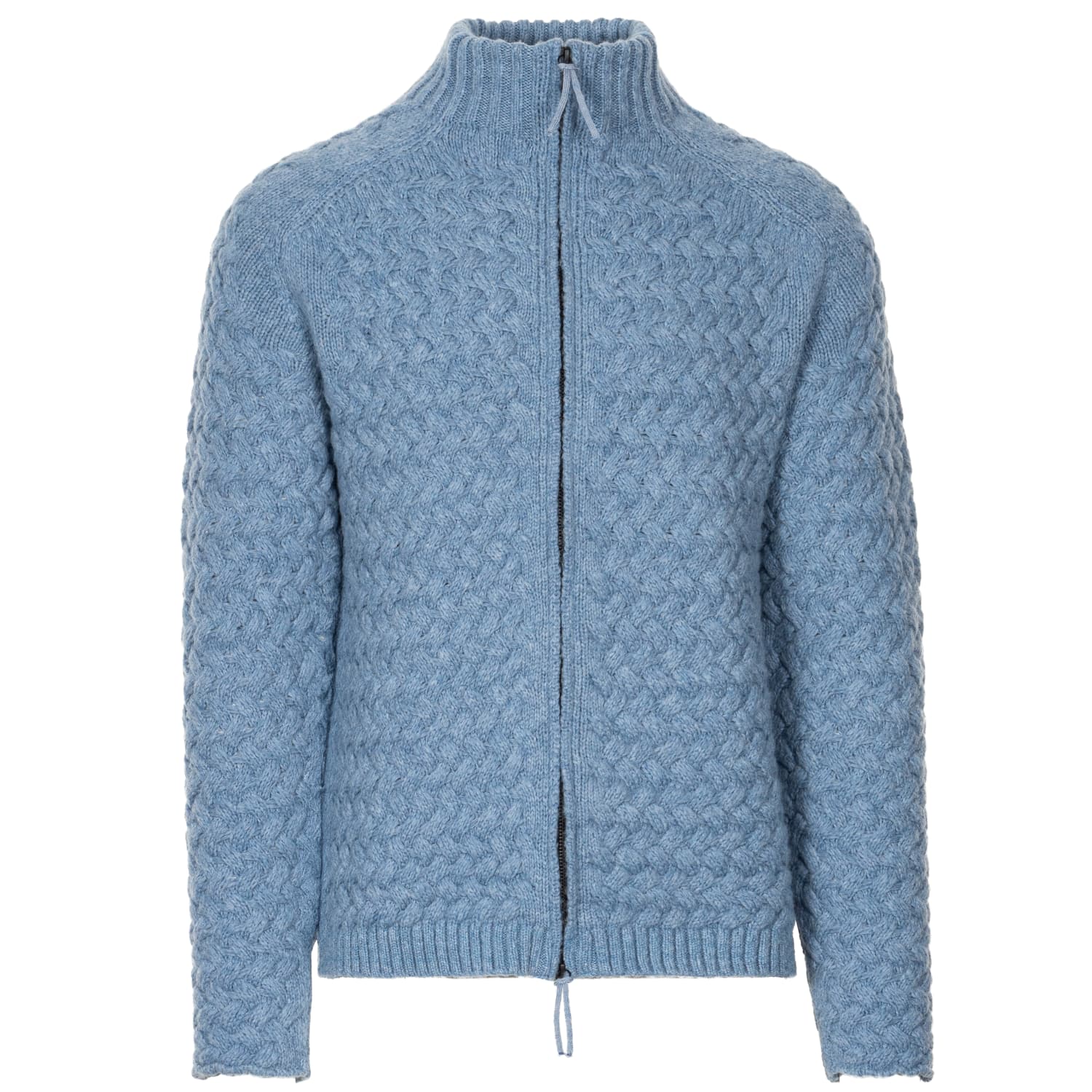 Wool Blend Zip Cardigan do12kus