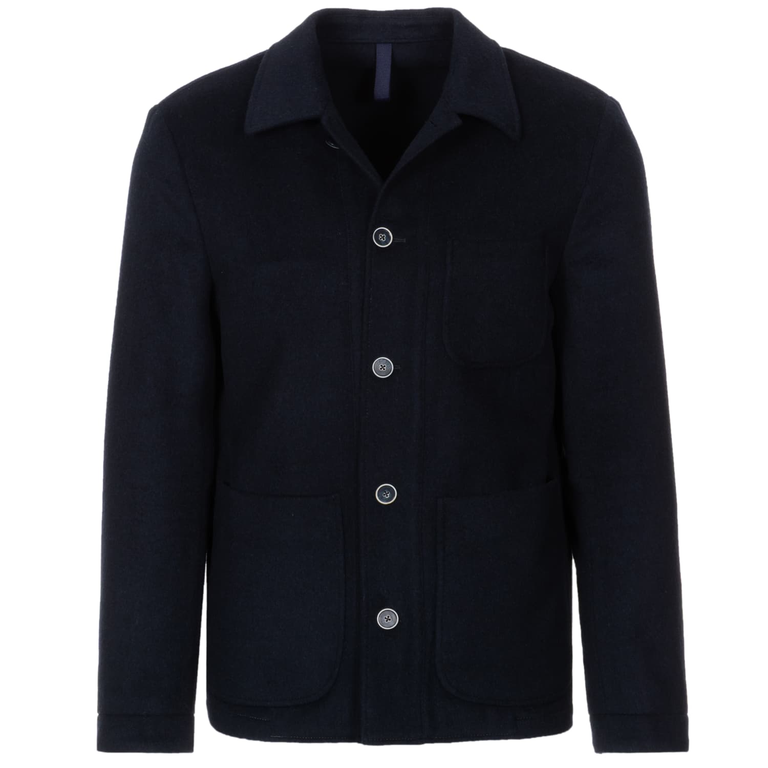 Overshirt Wool Dark Blue