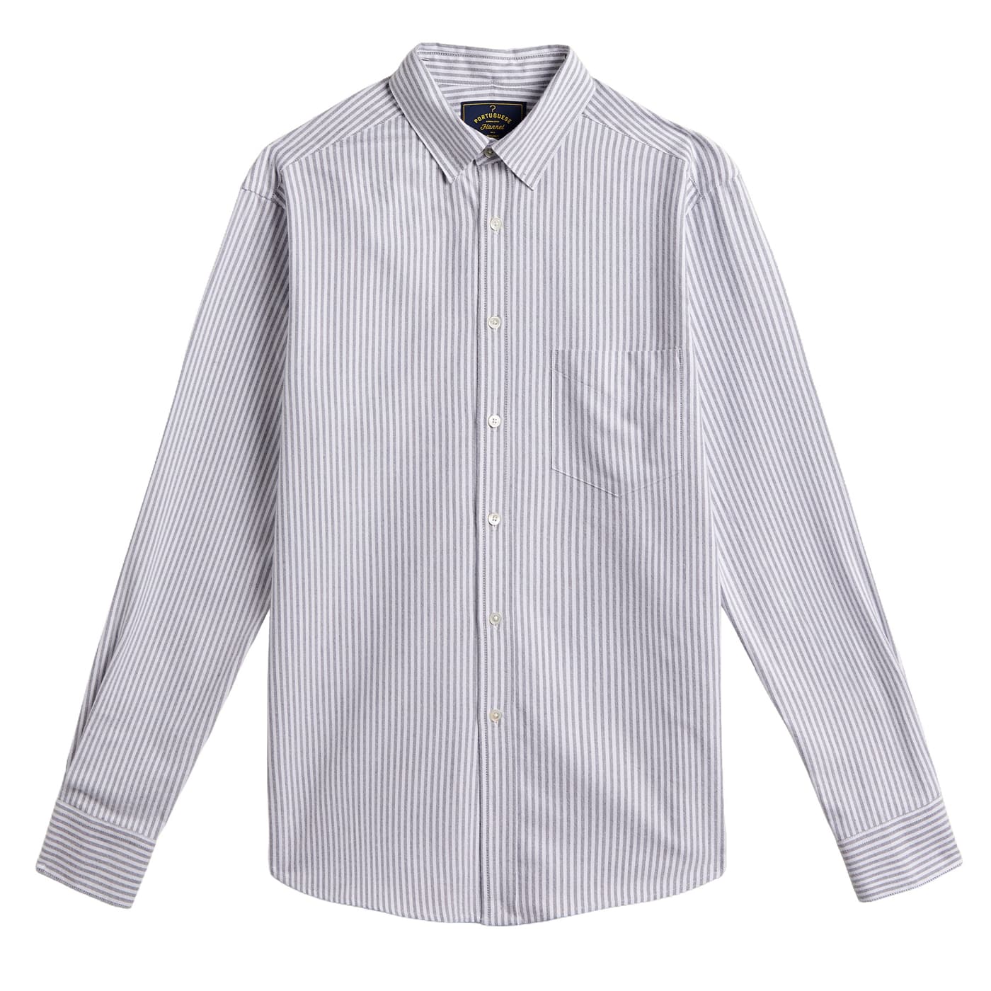 Striped Brushed Oxford Shirt