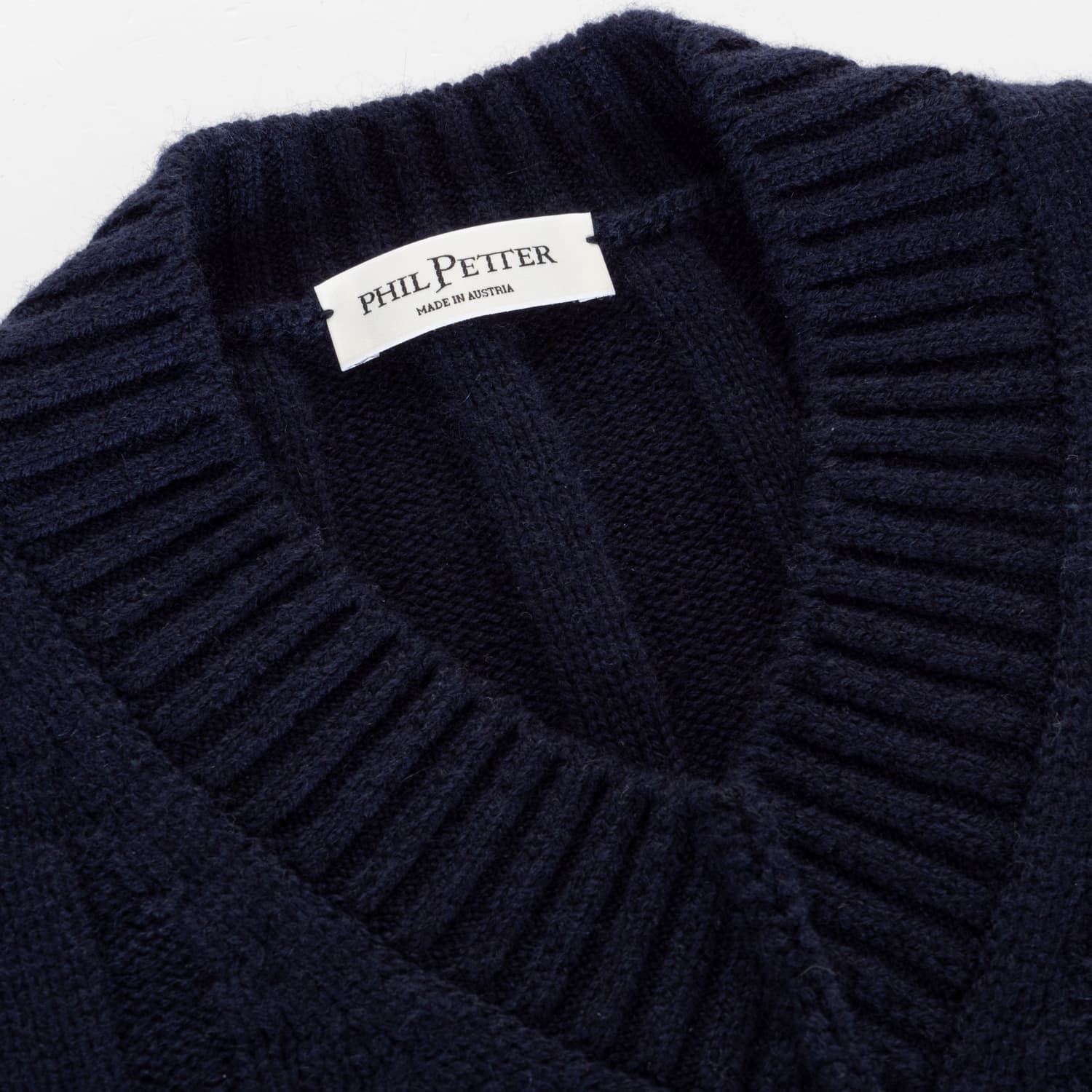 Ribbed V-Neck Sweater