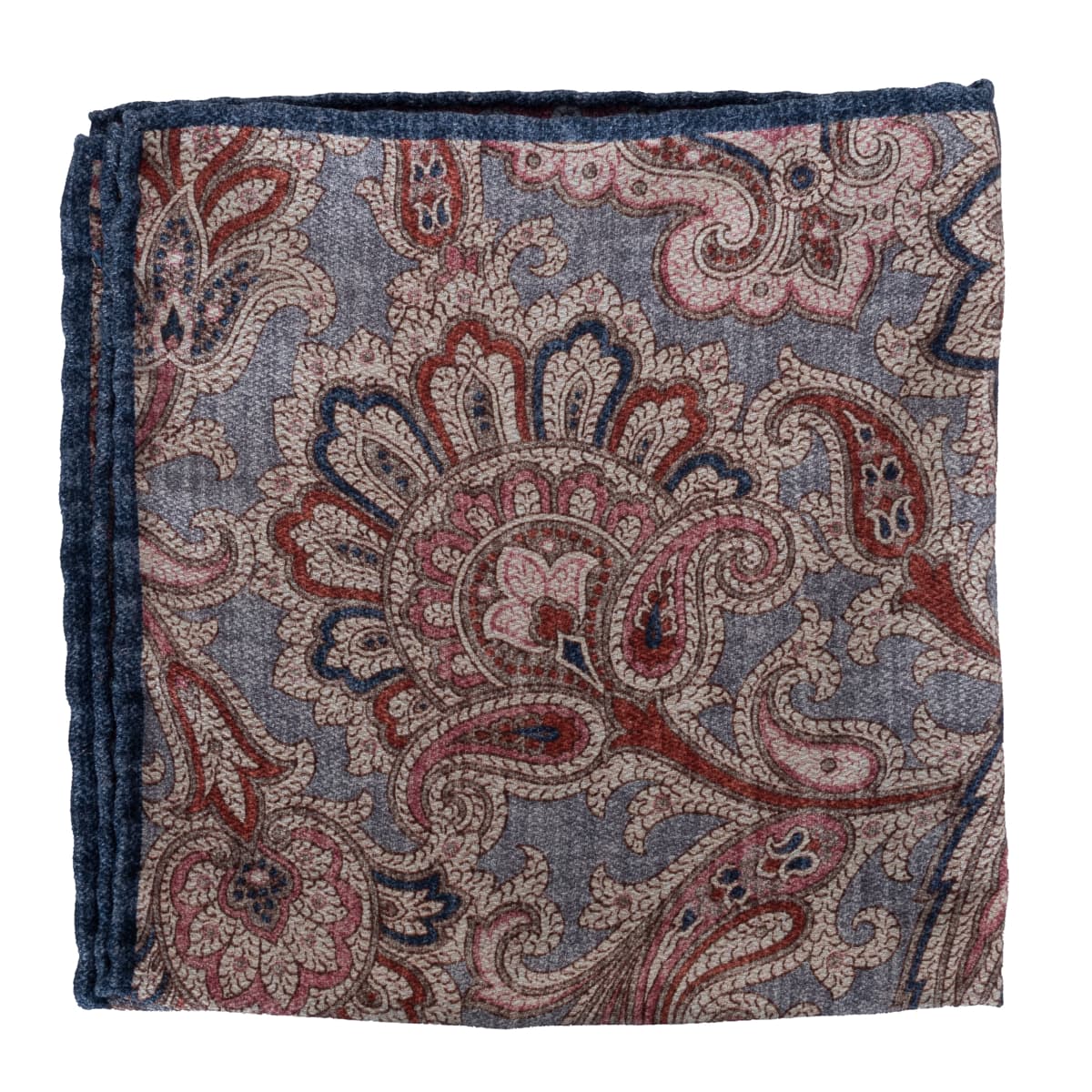 Paisley Silk Pocket Square 8191