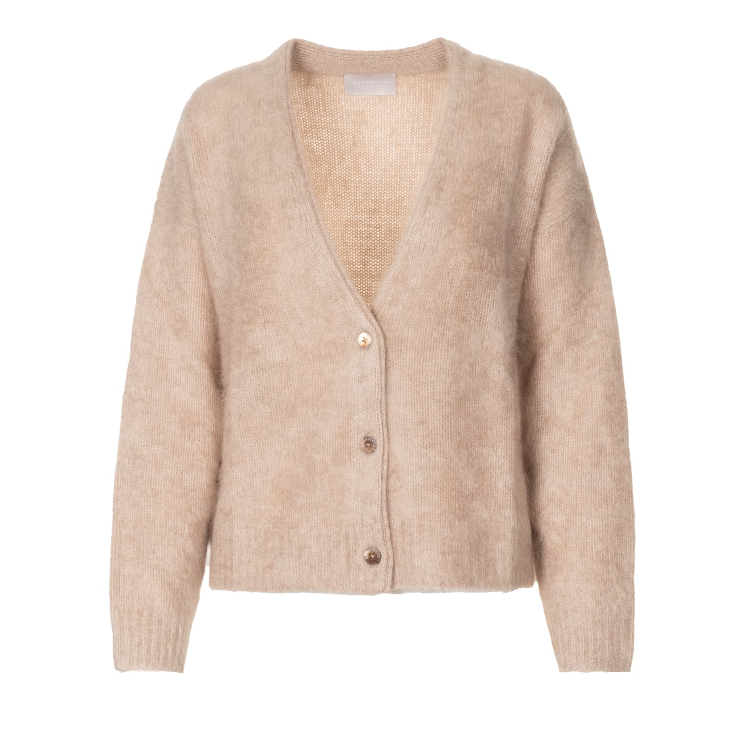 Cashmere Cardigan Beige