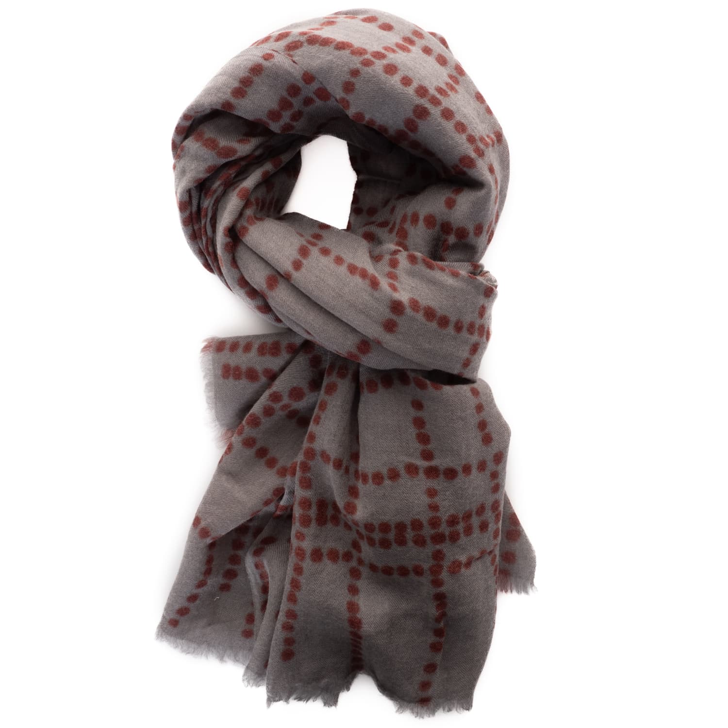 Patterned Wool Scarf