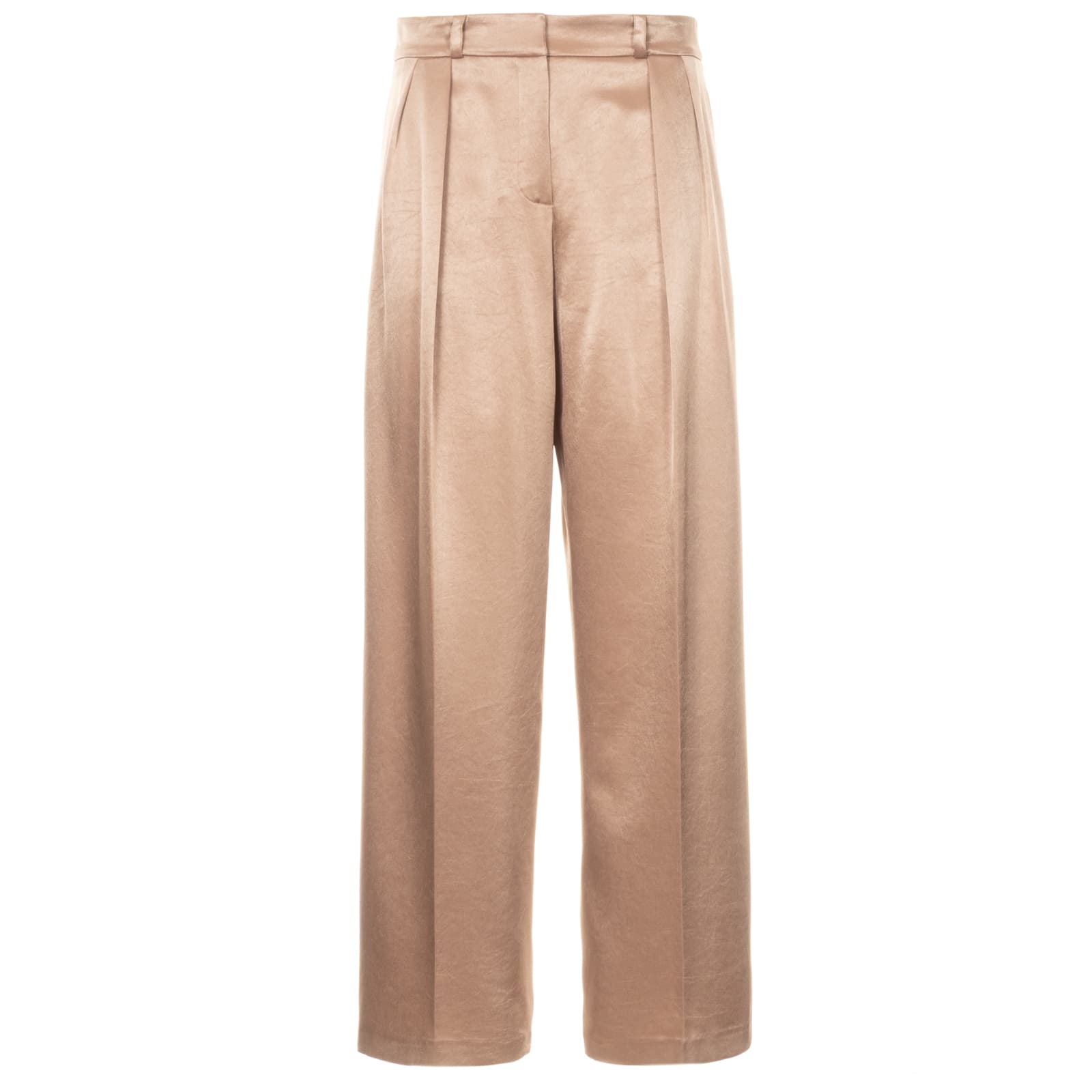 Gold Tone Wide Leg Pants
