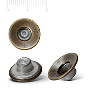 Metal button JB108 antique brass