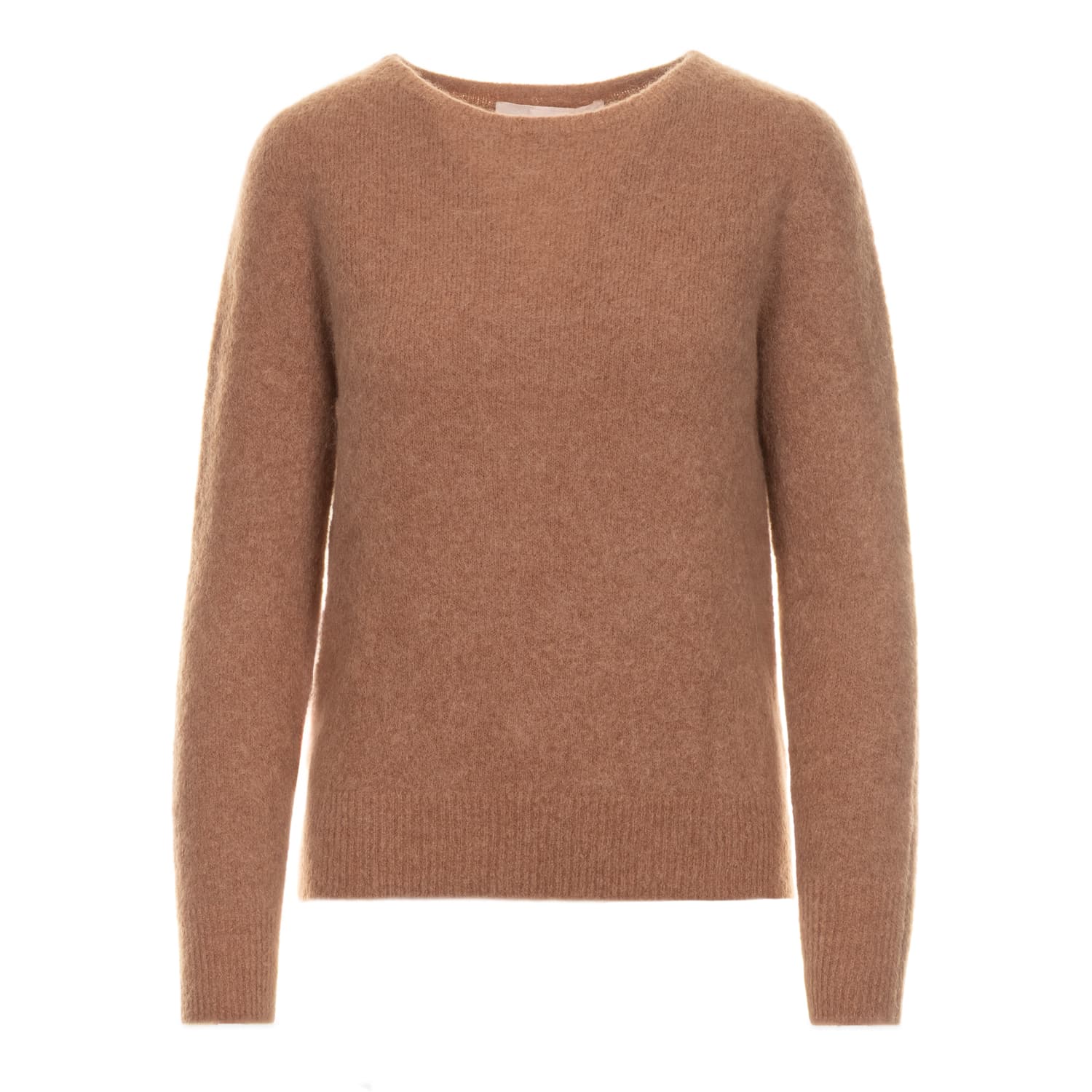 Fluffy Round Neck Sweater