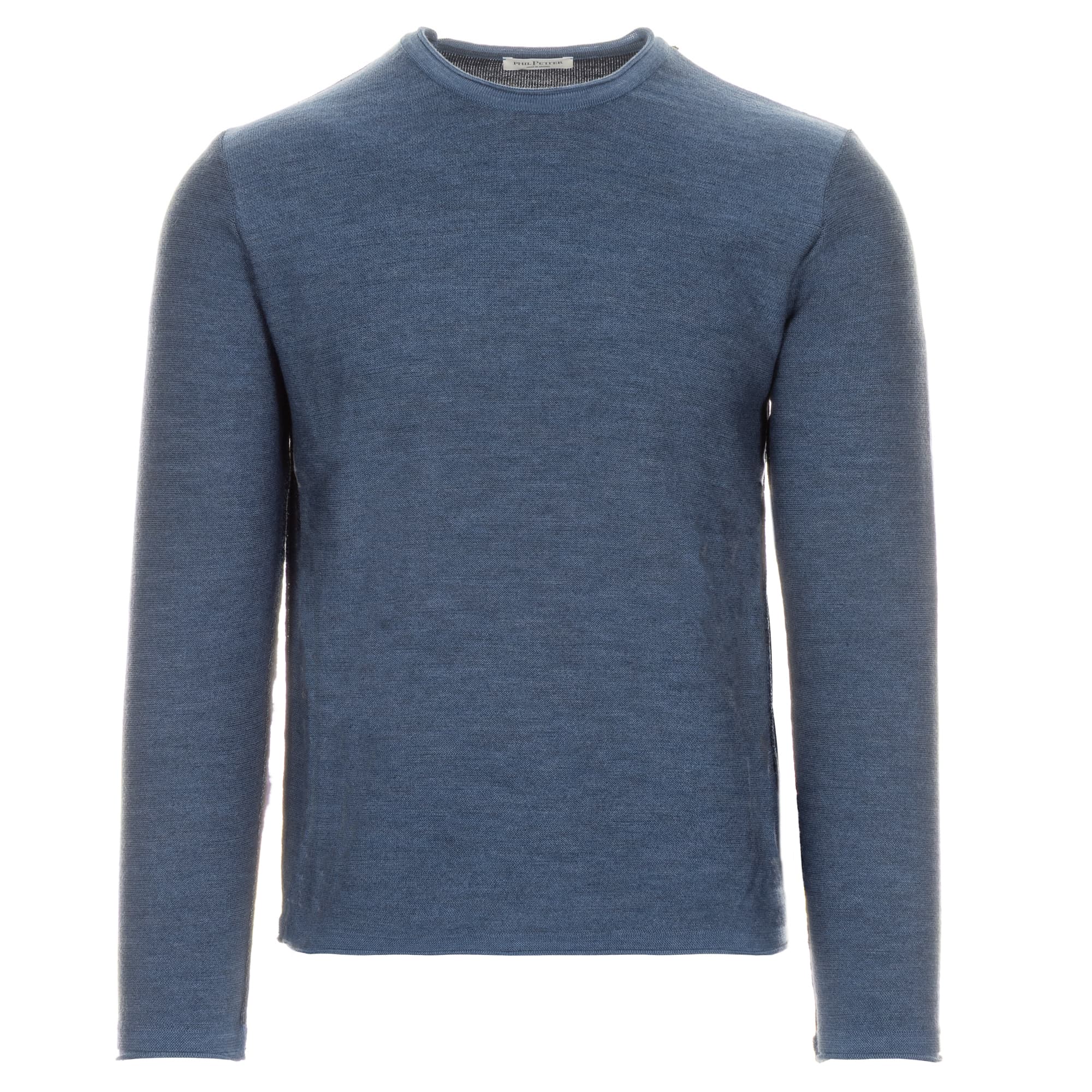 Fine knit Sweater blue mottled