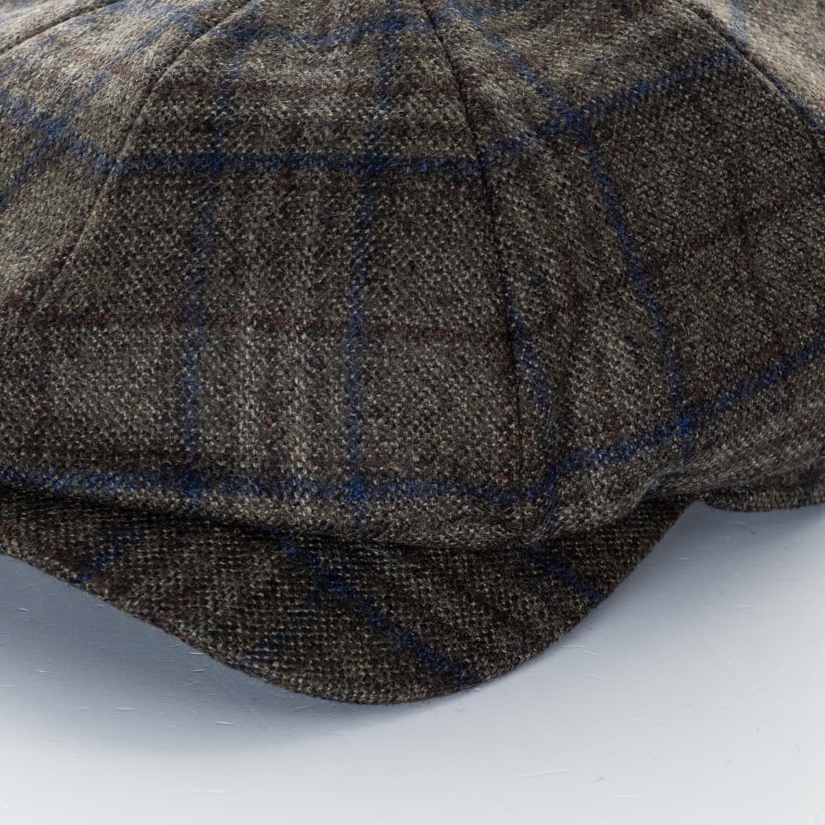 Newsboy Classic Cap Plaid Olive