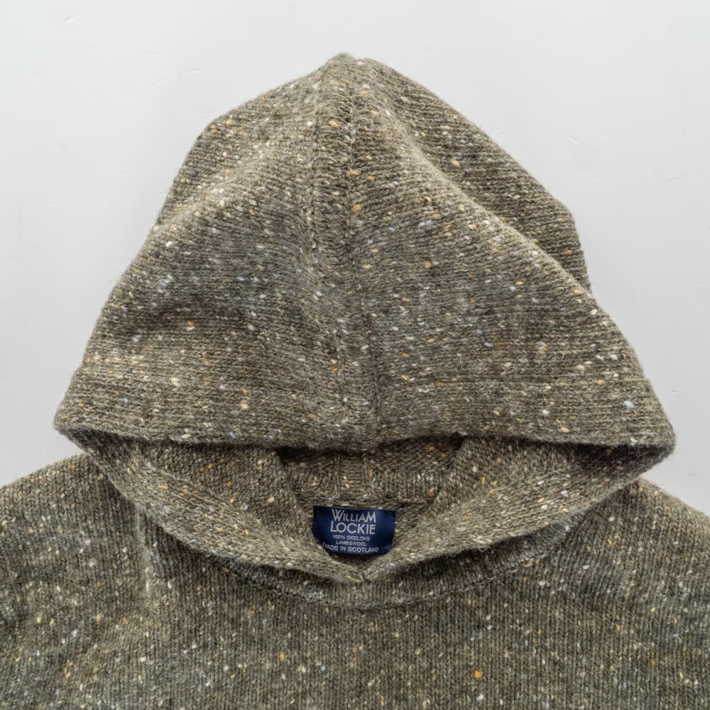 Knit Hoodie Soft Donegal