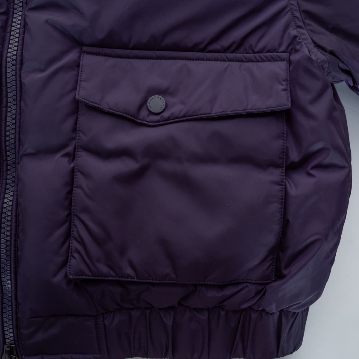 Down Jacket with Faux-Fur Collar