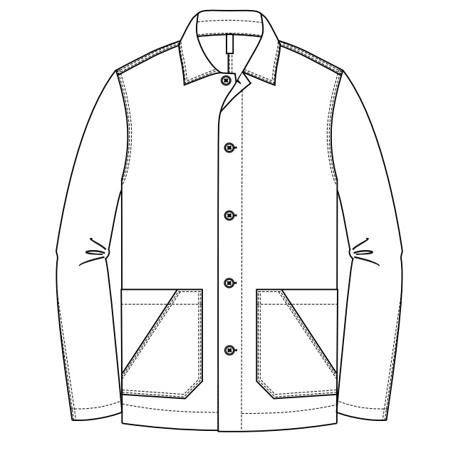 2 flap pockets