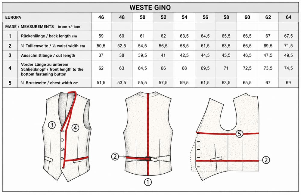 Made to order Vest
