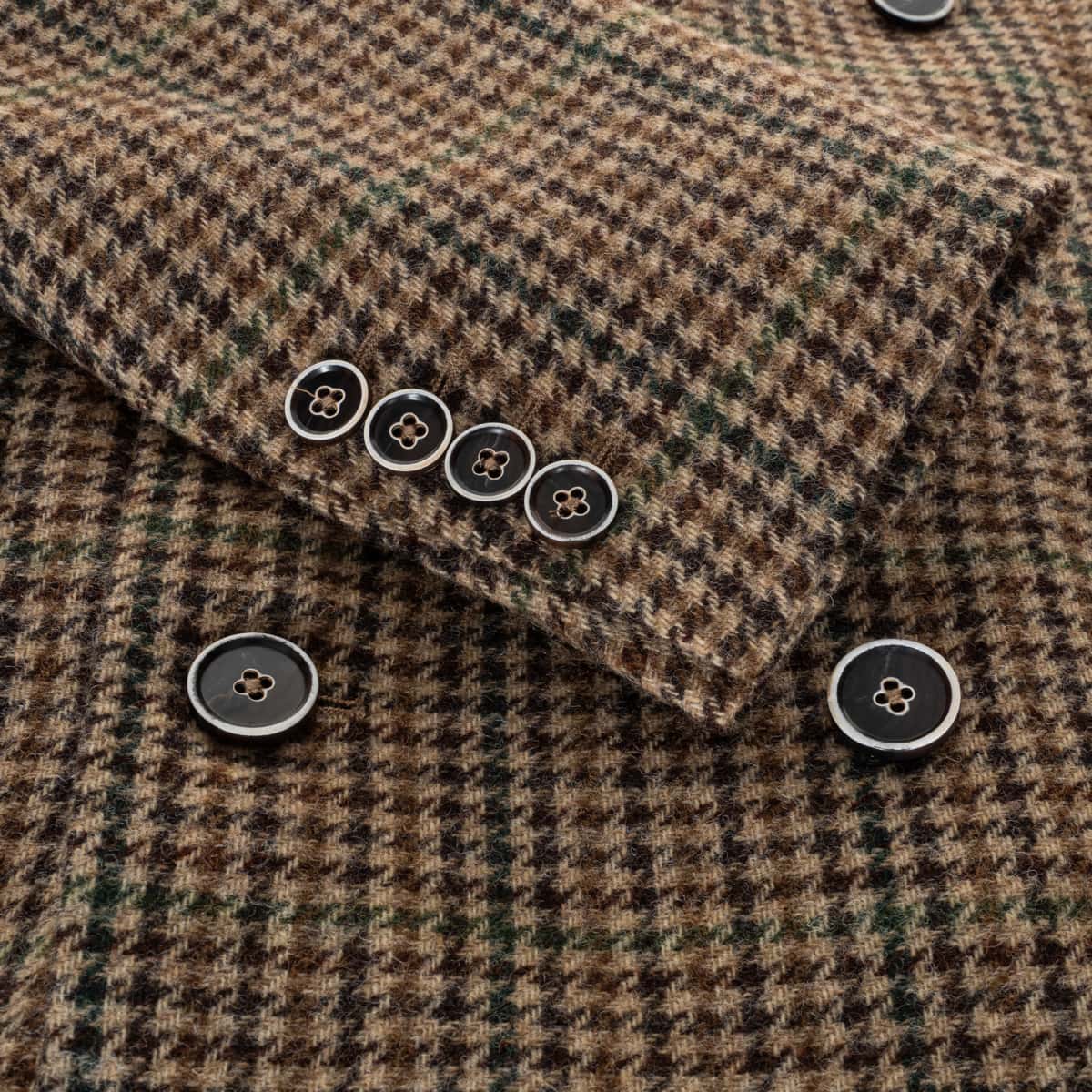 Shetland Wool Tweed Coat