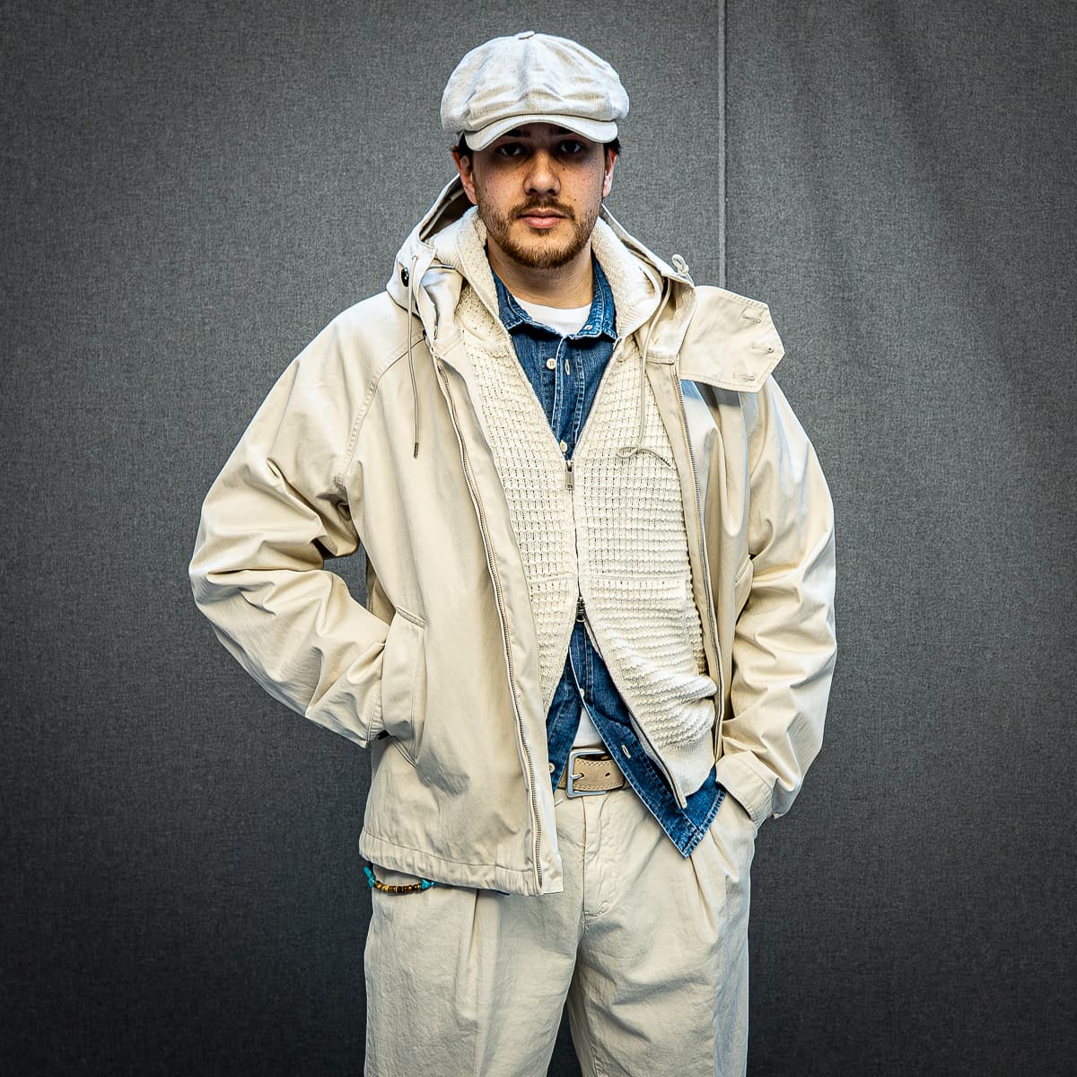 Newsboy Classic Cap Linen Natural