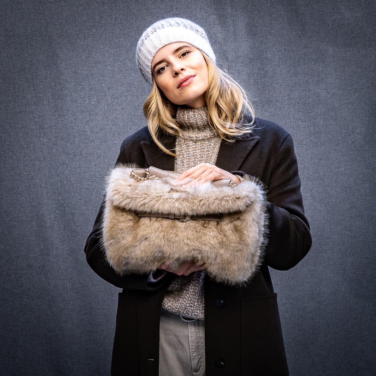 Venus Furry Eco Fur Shoulder Bag